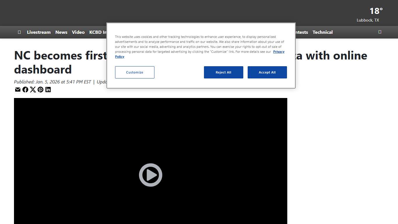 NC becomes first state to track prisoner reentry data with online dashboard